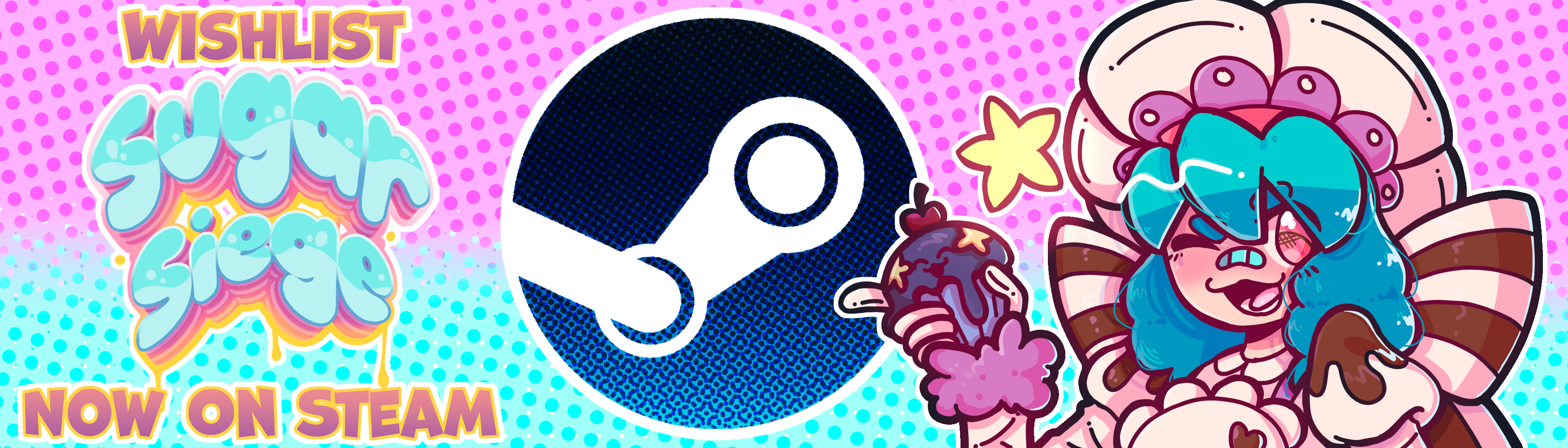 Sugar Siege Steam Wishlist Link