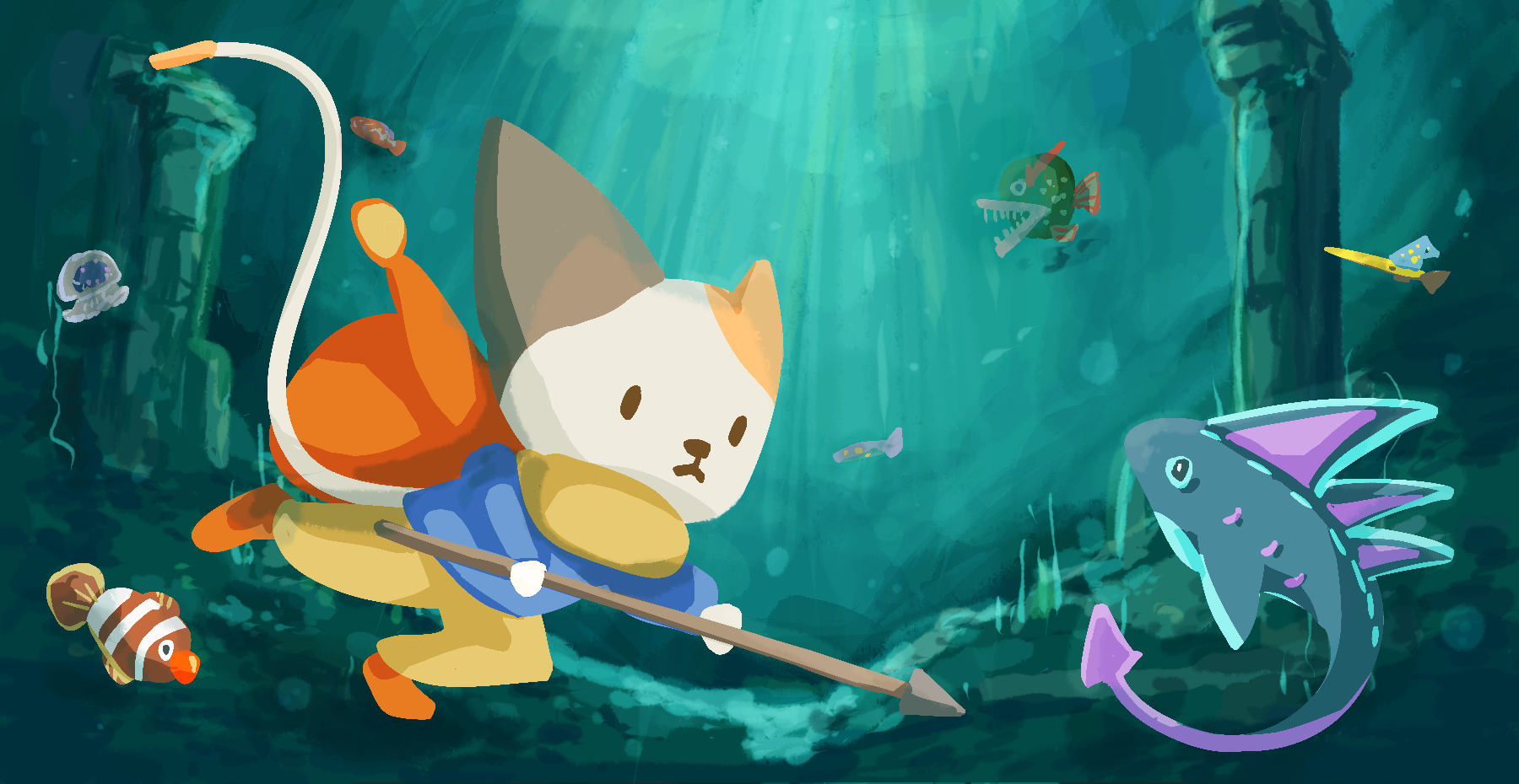 Cat Dungeon Fish