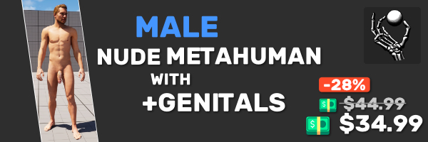 Male Nude Metahuman