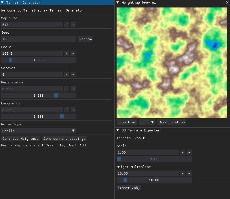 TerraGraphix Terrain Generator