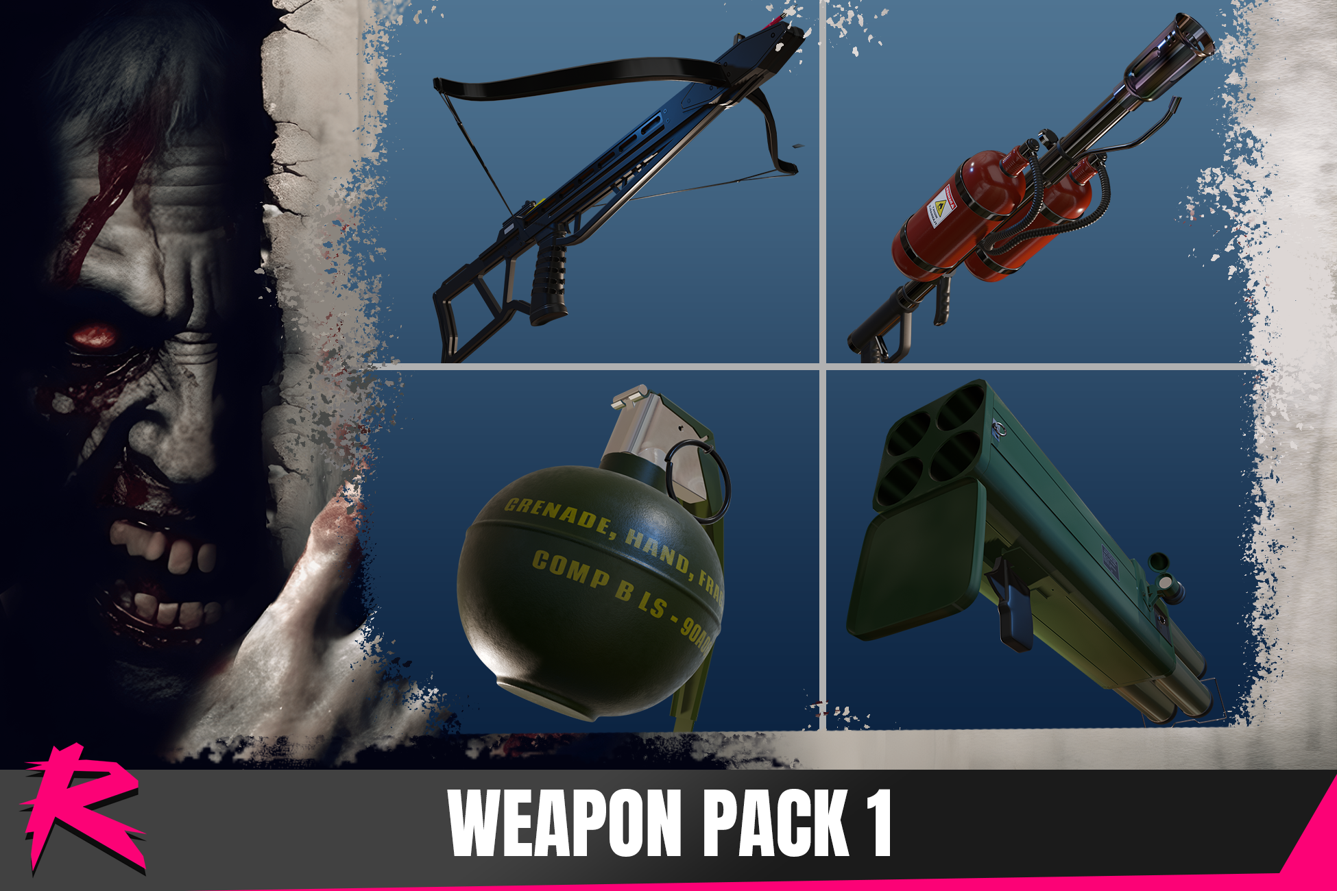 Retro Horror Weapon Pack 1