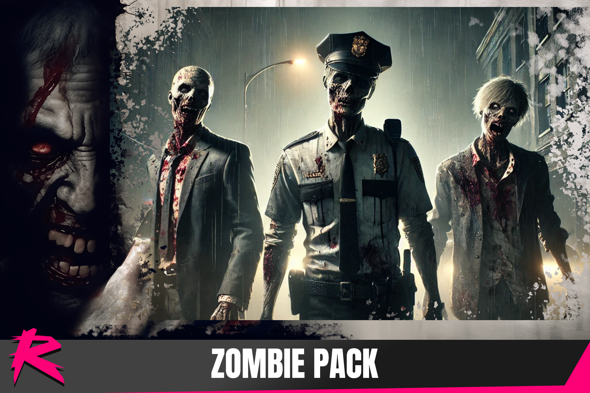 Retro Horror Zombie Pack