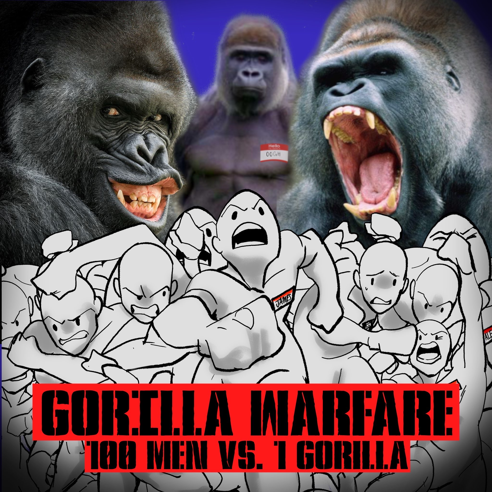 Gorilla Warfare: 100 Men vs 1 Gorilla