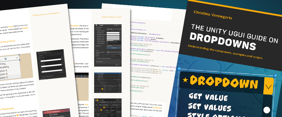 Dropdowns - The Unity UGUI Guide