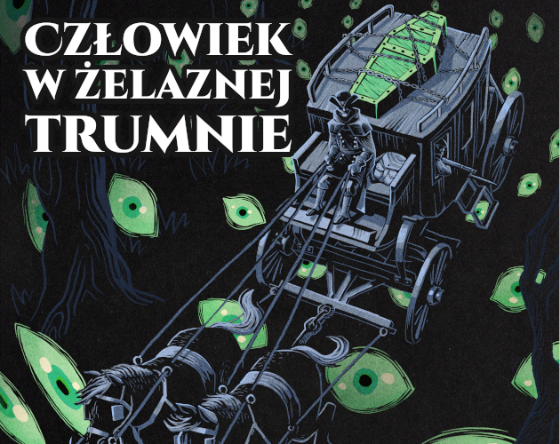 Cover image for Człowiek w żelaznej trumnie