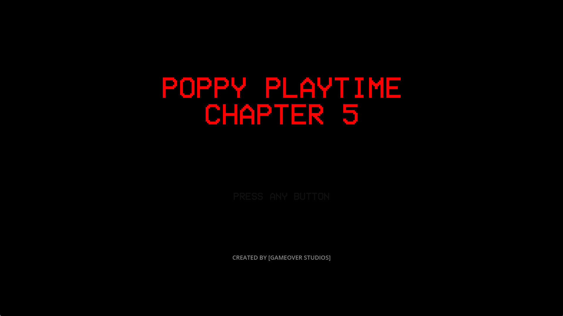 Poppy Playtime Chapter 5