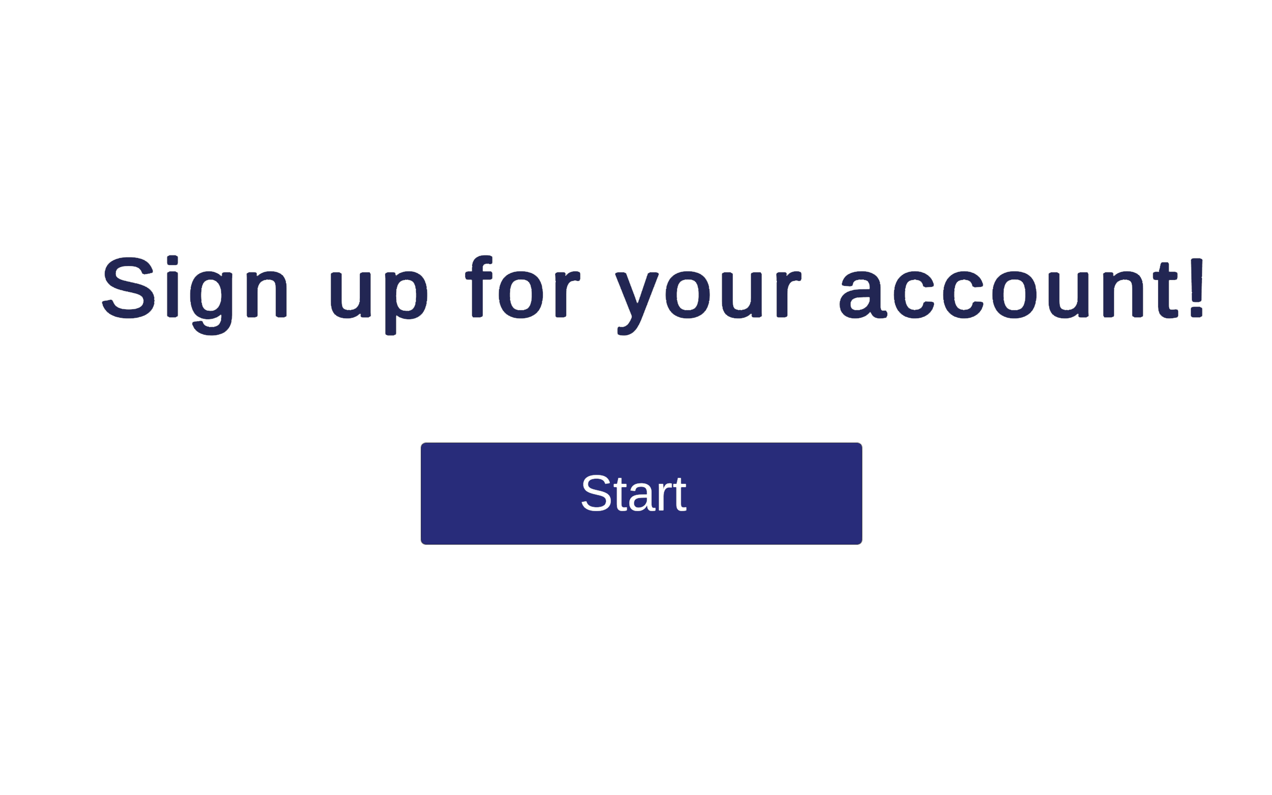 Sign Up by pslm