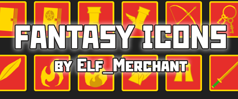 [FREE] Fantasy Icons Pack - 100+ RPG Assets