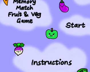 Memory Match Fruit and Veg Game