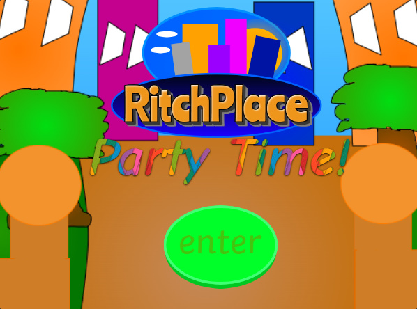 RitchPlace: Party Time! - ( 2009 Flash Game ) cover