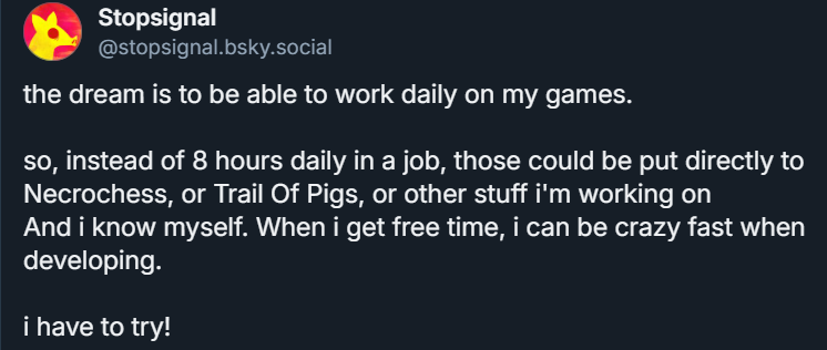 StopSignal talking about work
