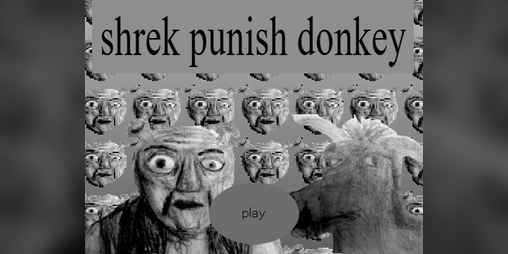 Cover image for Shrek punish donkey