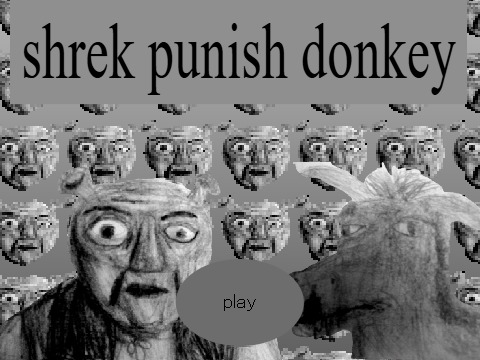 Cover image for Shrek punish donkey