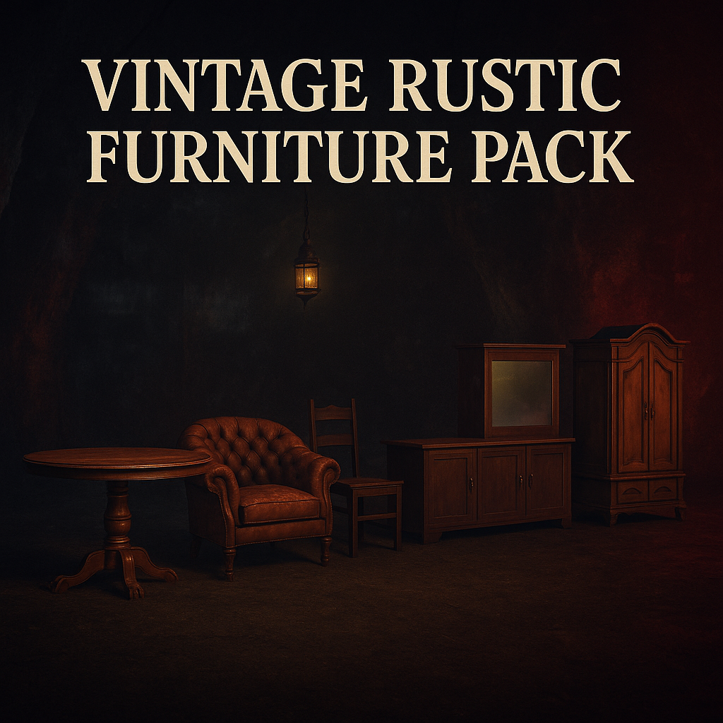 Vintage Rustic Furniture Pack