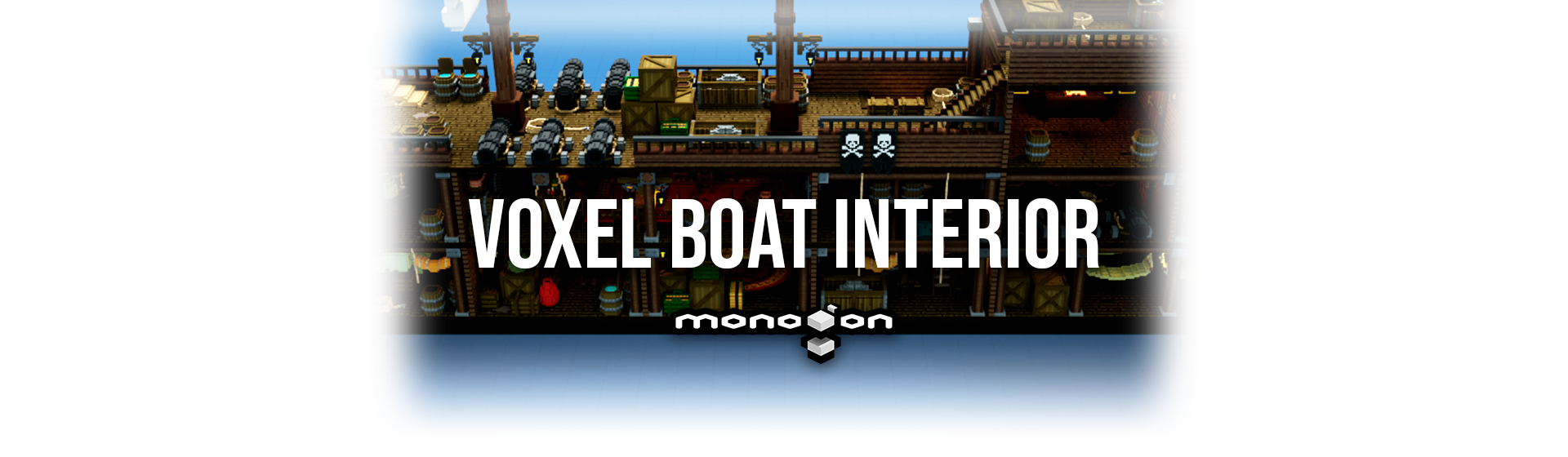 Voxel Pirate Ship Interior - monogon