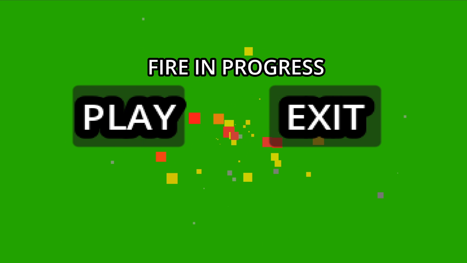 Fire in progress