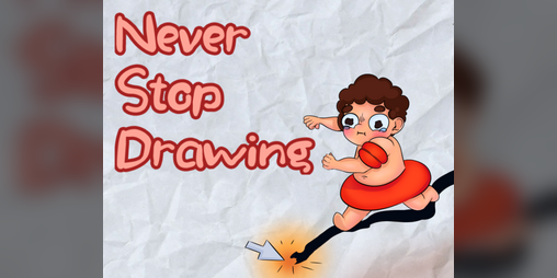 Cover image for Never Stop Drawing