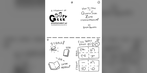 Cover image for How to make a Quarter Size Zine!
