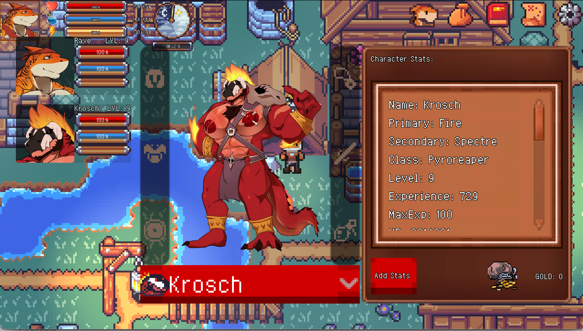 Character UI