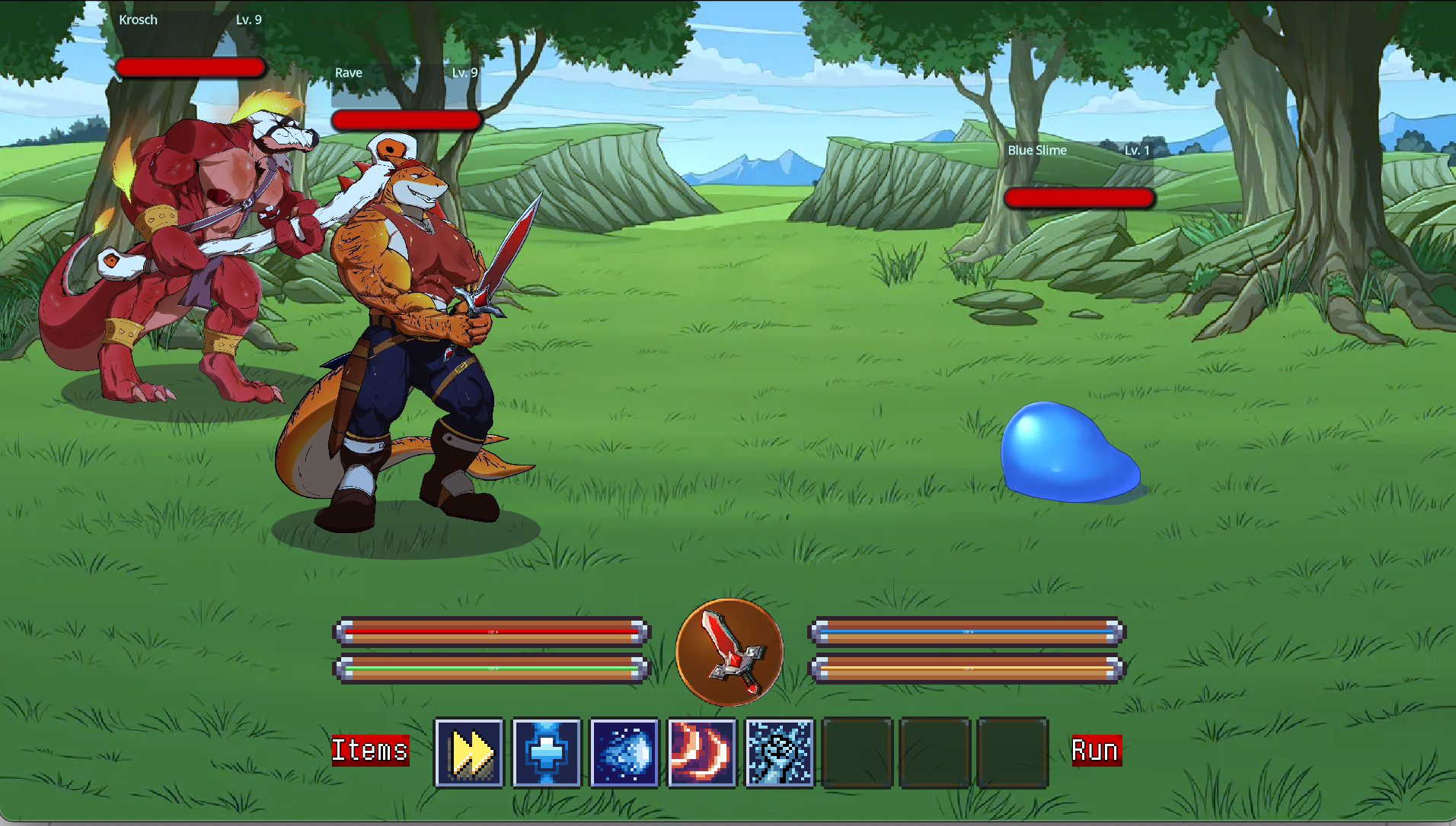 Using Quick Slot in Battle