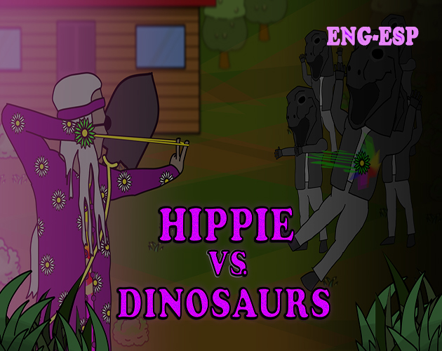 Cover image for Hippie VS Dinosaurs