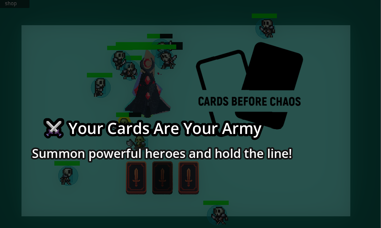 Cards before chaos