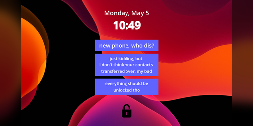 Cover image for New Phone, Who Dis?