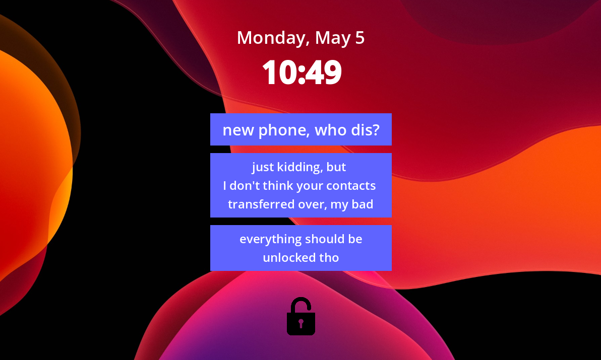 Cover image for New Phone, Who Dis?