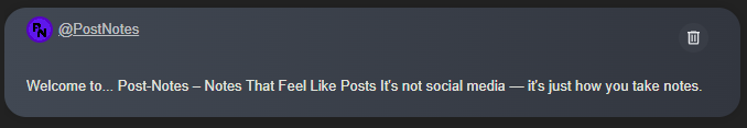 Post-Notes