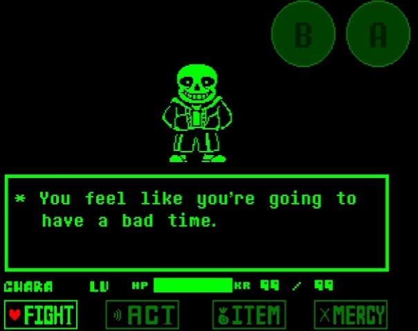 Cover image for Sans fight but the damage is random
