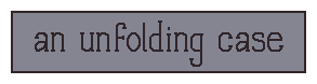 An Unfolding Case