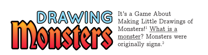 Drawing Monsters