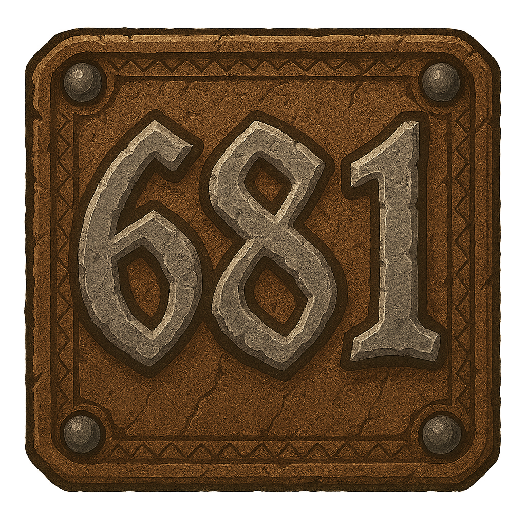 Cover image for 681