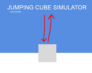 Jumping Cube Simulator