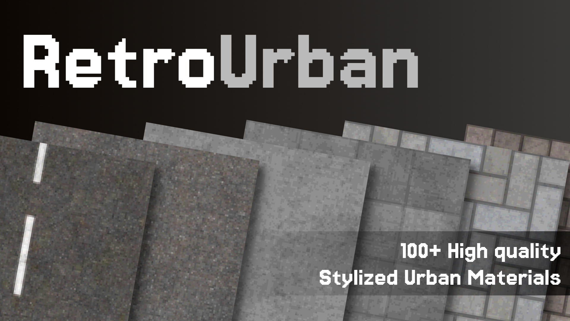 RetroUrban - [100+ Stylized Urban Materials]