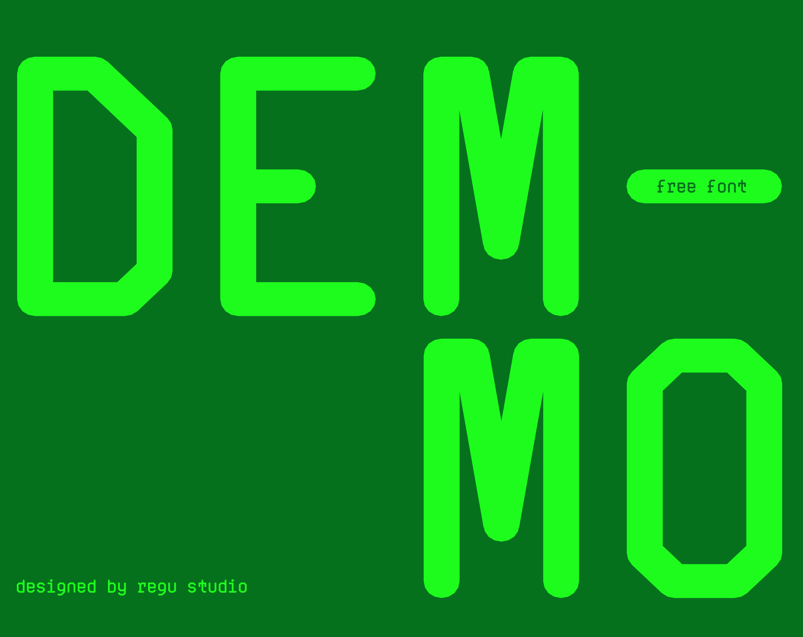 DEM-MO [Free Font]