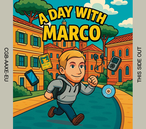 Cover image for A day with Marco - Gameboy Adventure Game (Italian)
