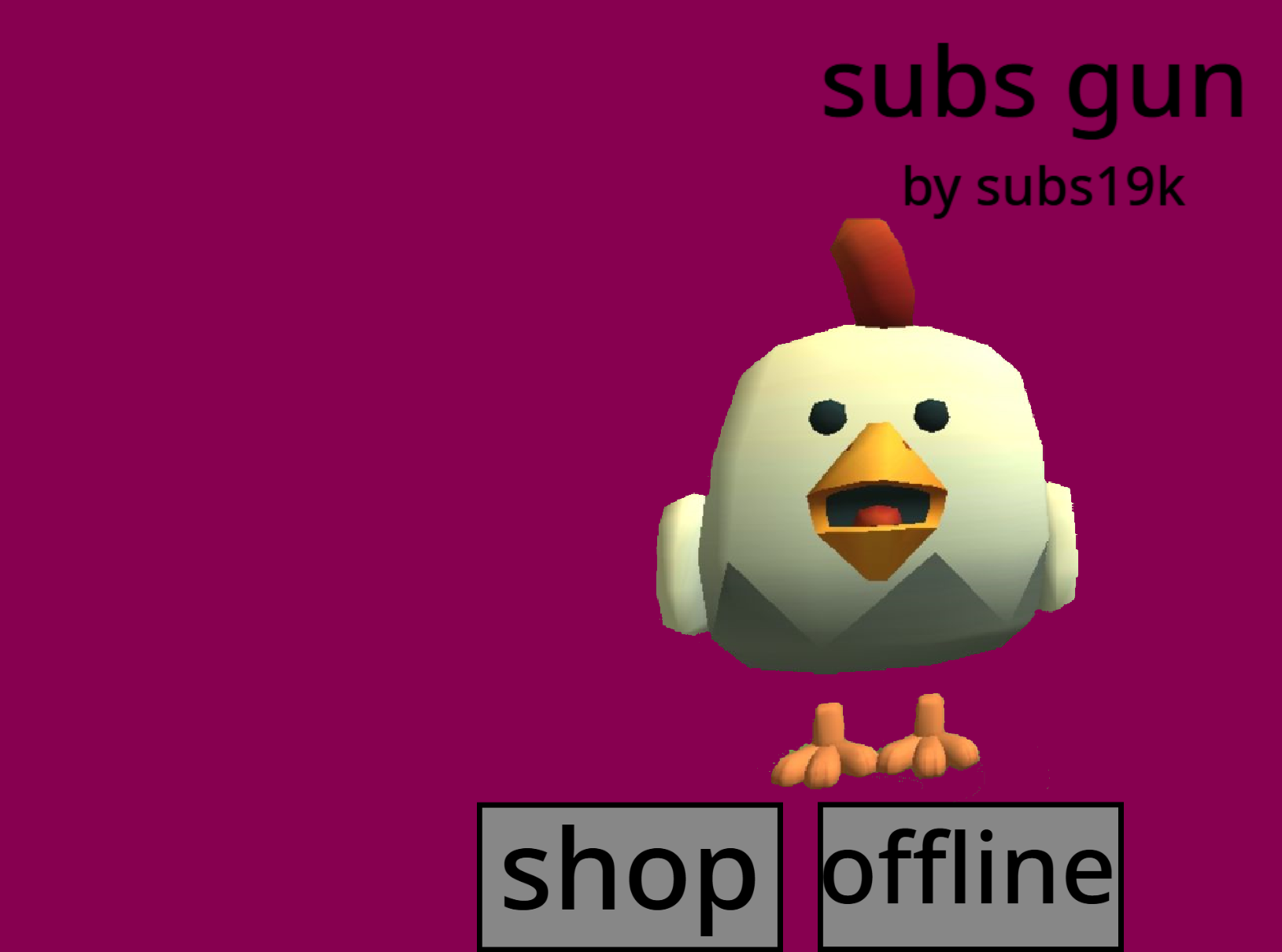 chicken gun subs gun