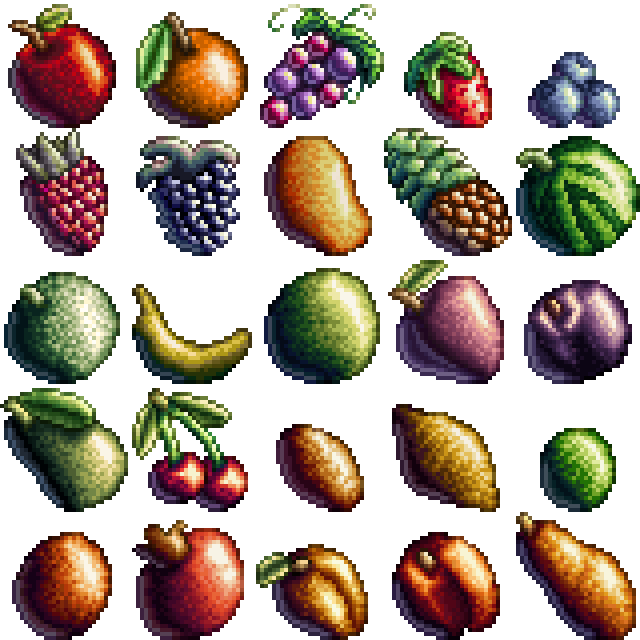 [32X32] Fruit Icons Pack