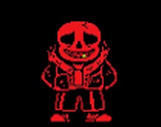 Underfell sans Battle by Mcatr