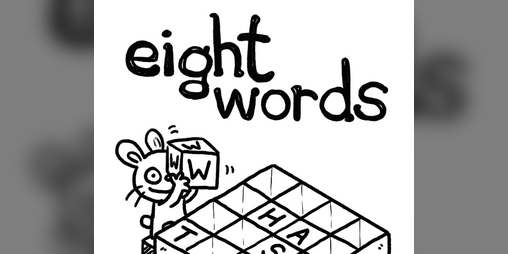Cover image for eight words