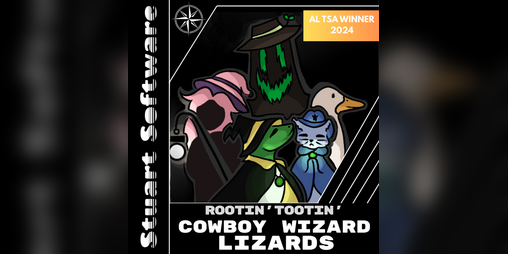Cover image for Rootin' Tootin' Cowboy Wizard Lizards (TSA DEMO)