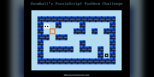 Cover image for Snowball's PuzzleScript Pushbox Challenge