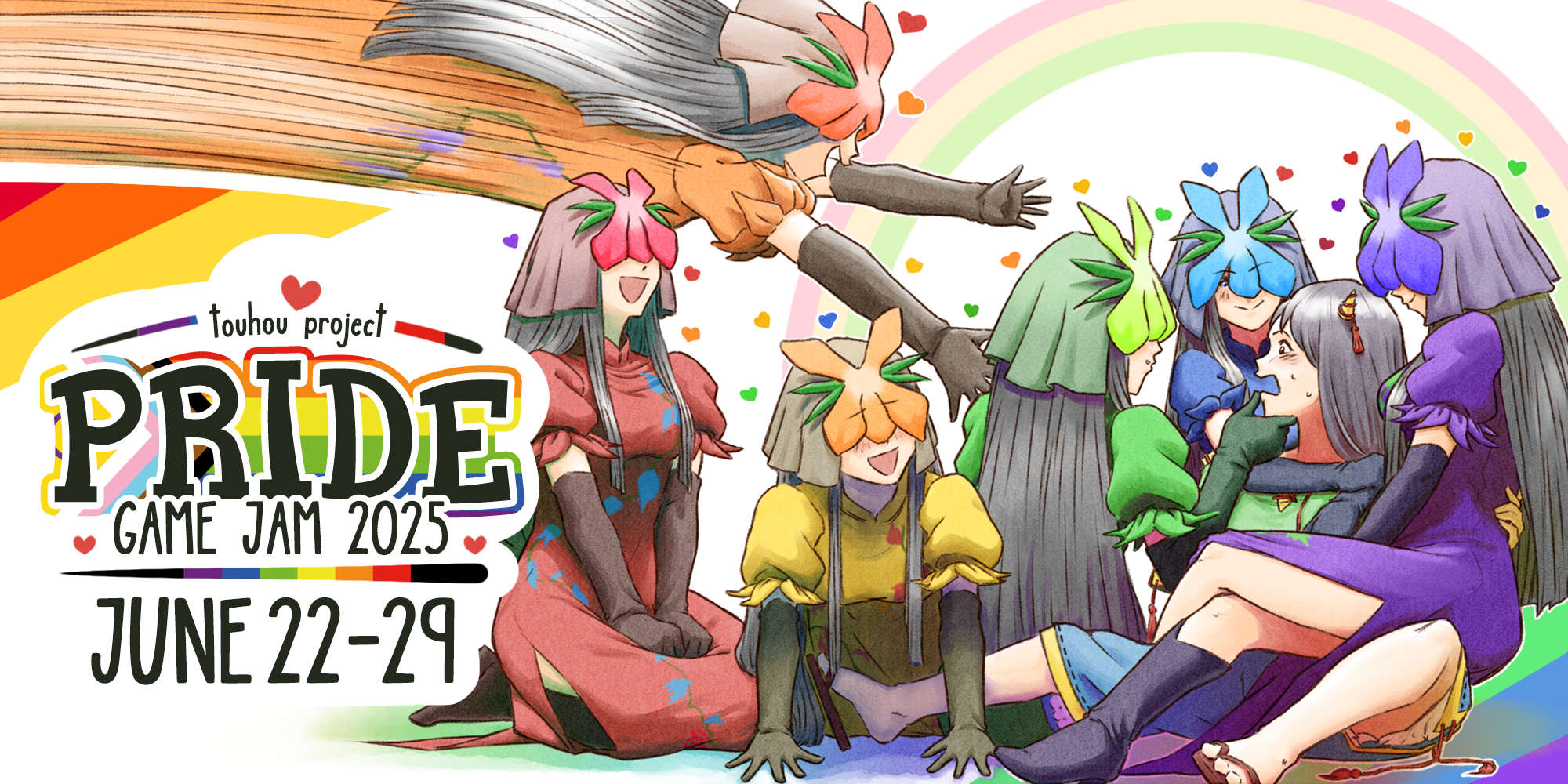 Hisami and her sisters, Hisami, Hisami, Hisami, Miranda, and Hisami.