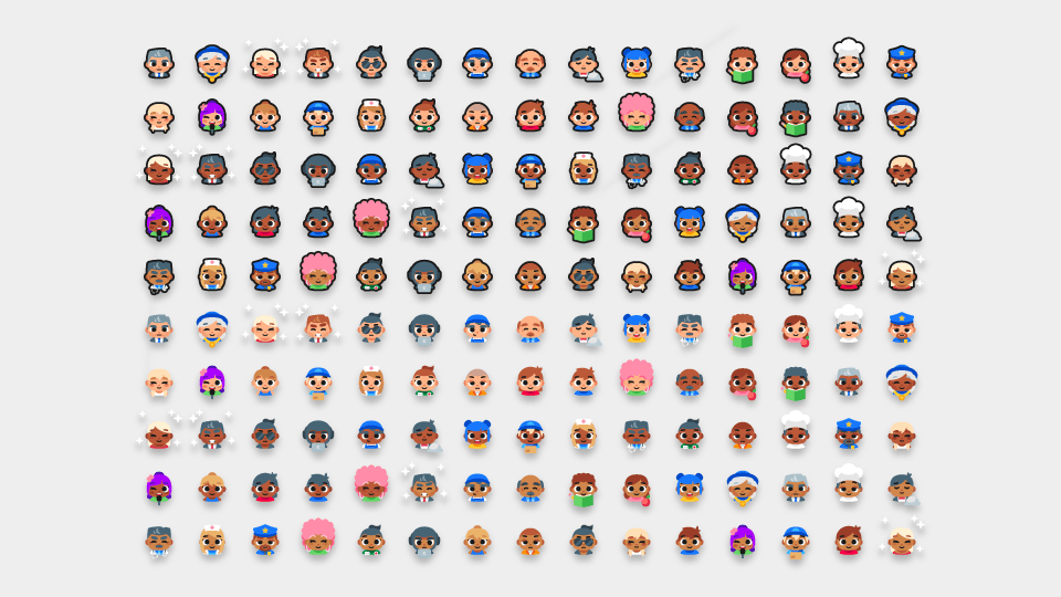 All premade icons from the first release.