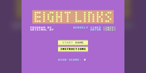 Cover image for Eight Links (Commodore 64)