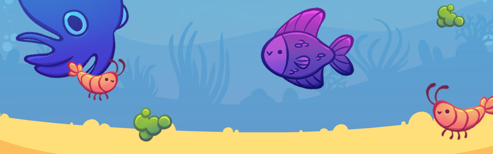 Crab eat fish