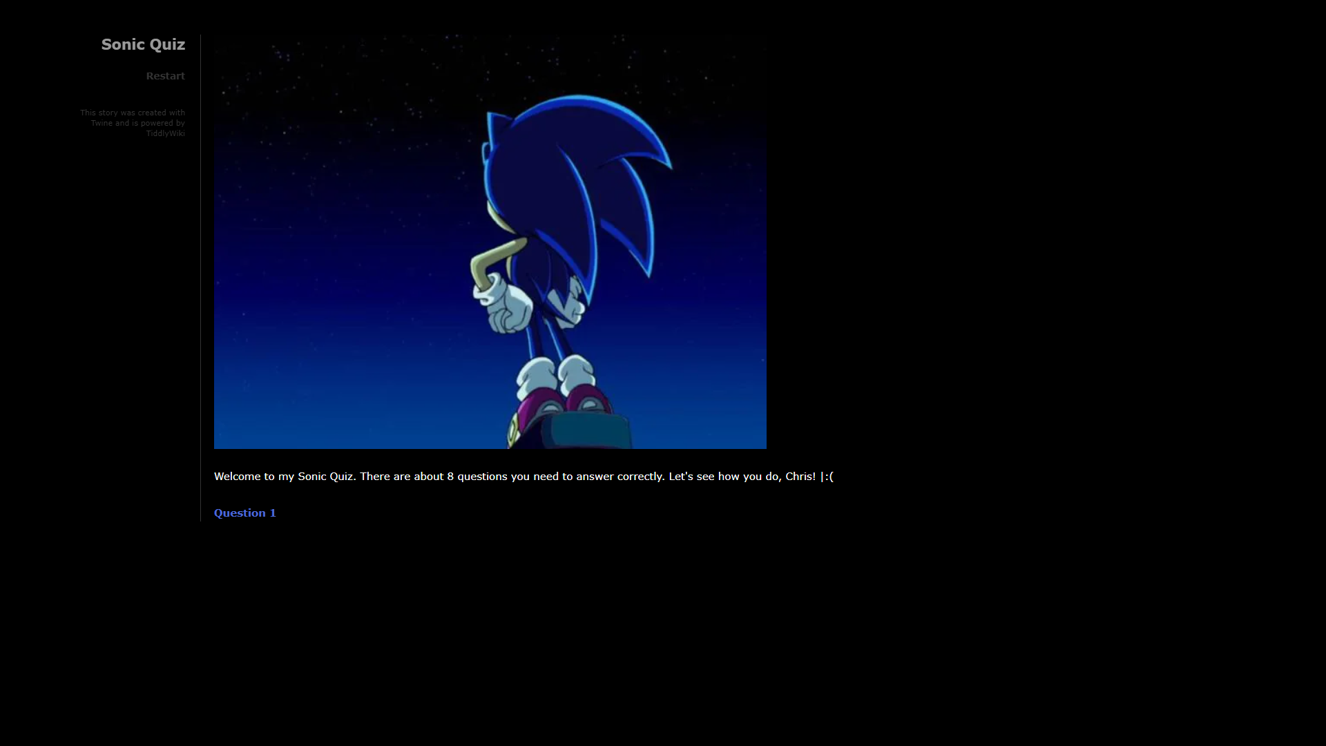 Sonic Quiz