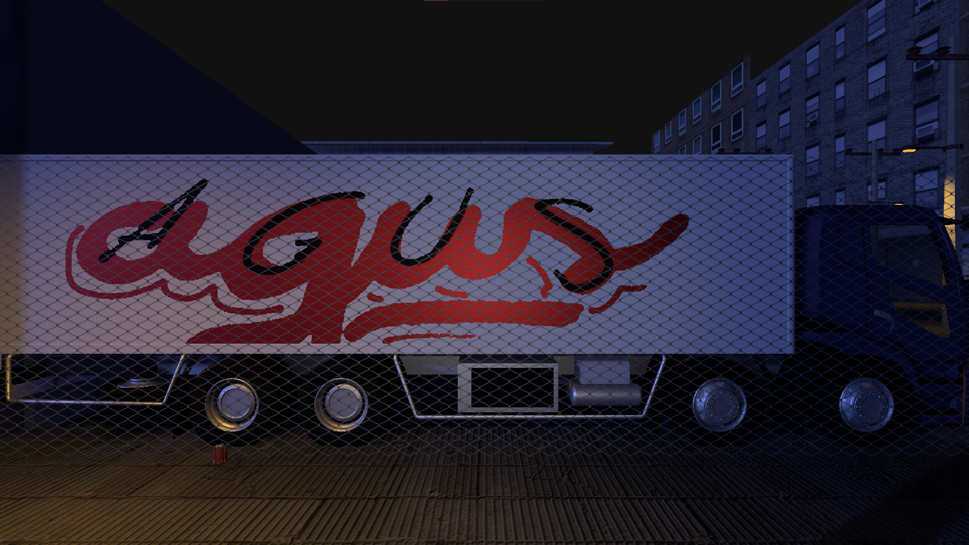 Tag on truck