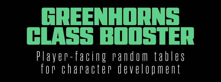 Greenhorns Class Booster